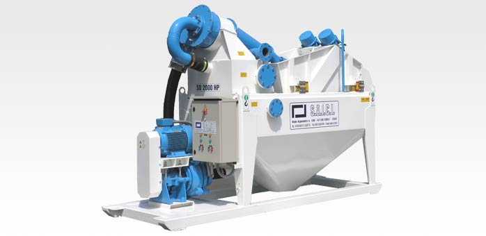 DESANDER FOR BENTONITE MUDS
